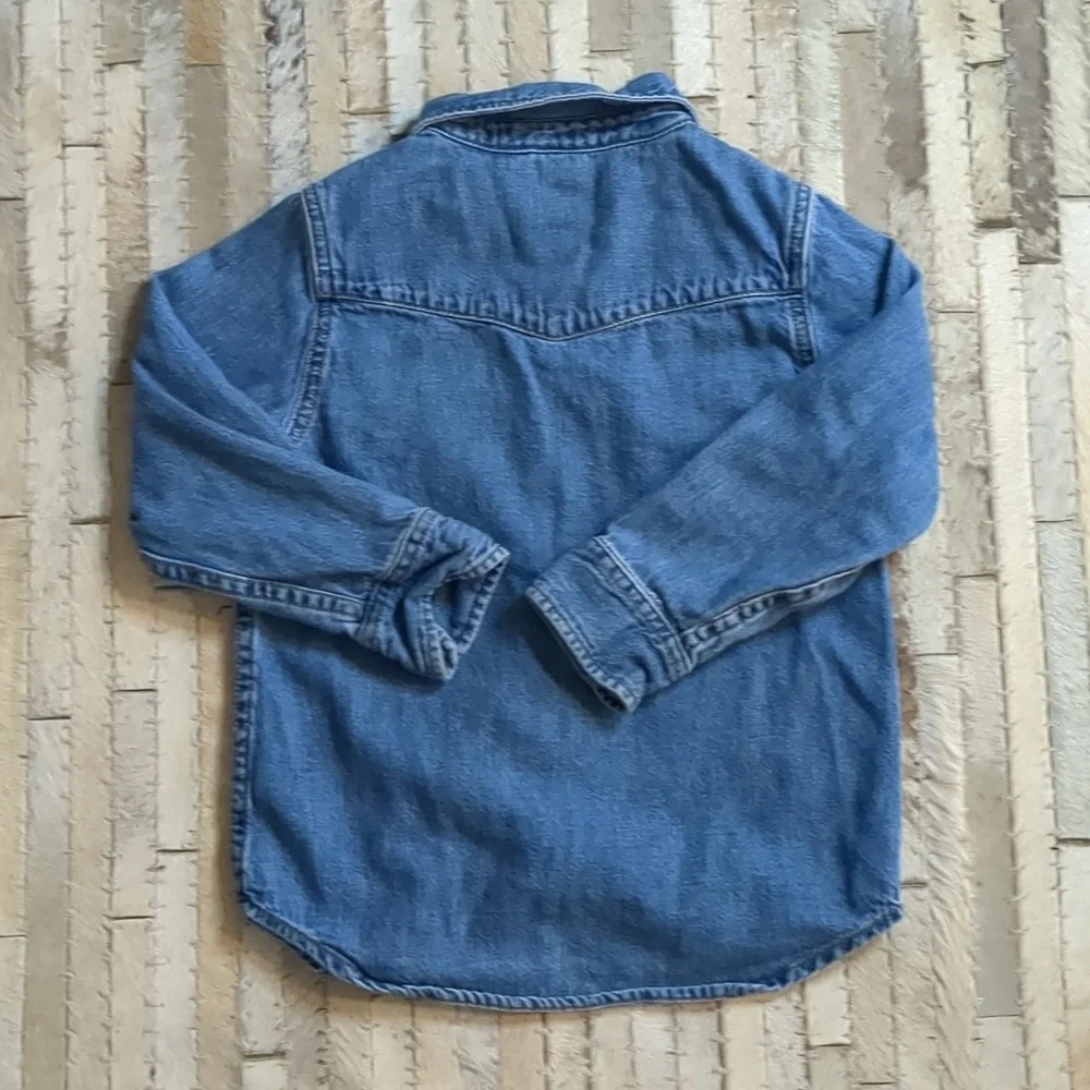 Baby GAP Denim Button Down Long-Sleeve Shirt‎